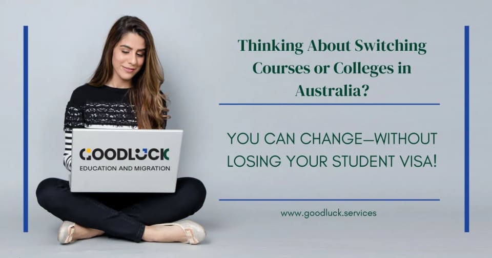 Changing Course and college in Australia