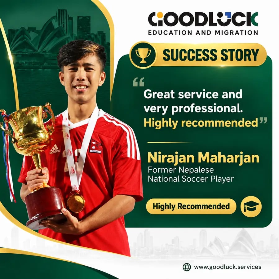Success story: Nirajan Maharjan, former Nepalese national soccer player