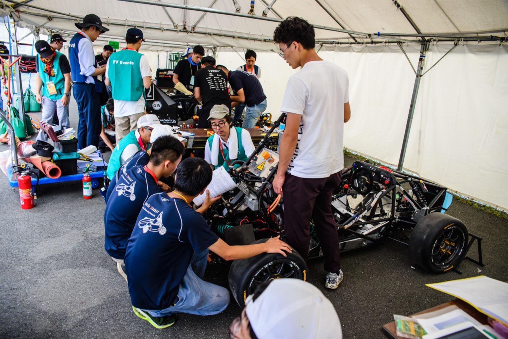 static inspection at formula student japan 2019.