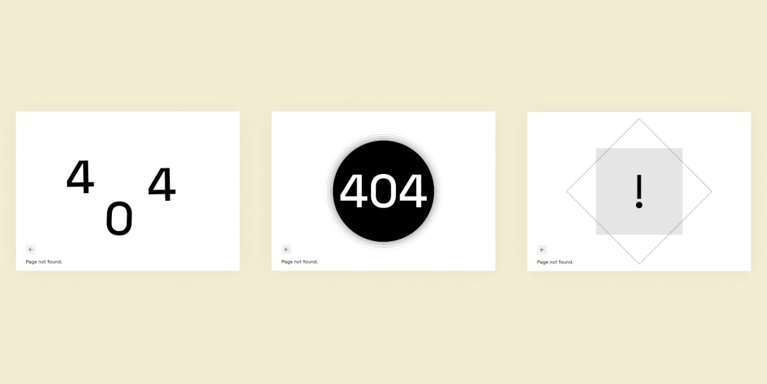 Not found 404 page exploration