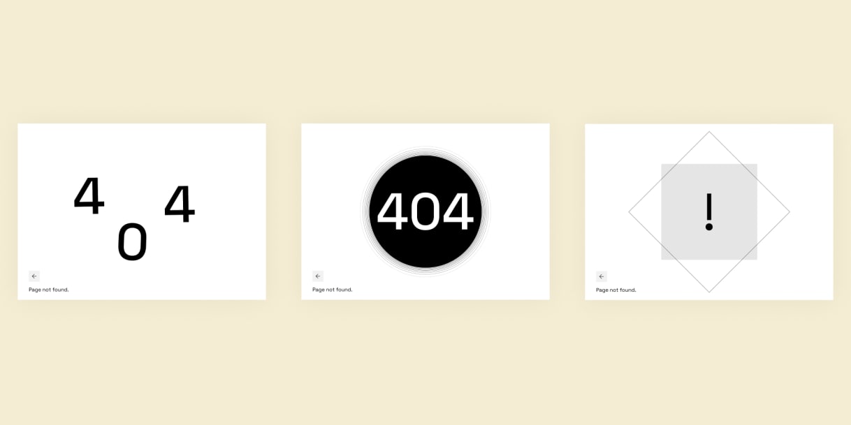 Not found 404 page exploration