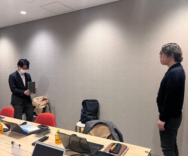 東急株式会社訪問時風景2