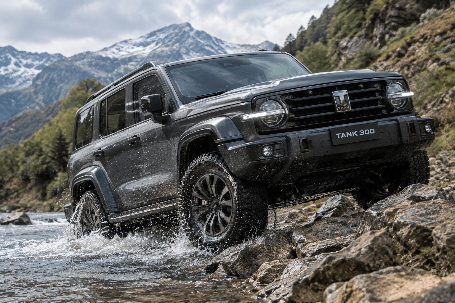 Tank 300 Conquers the Mountain Stream