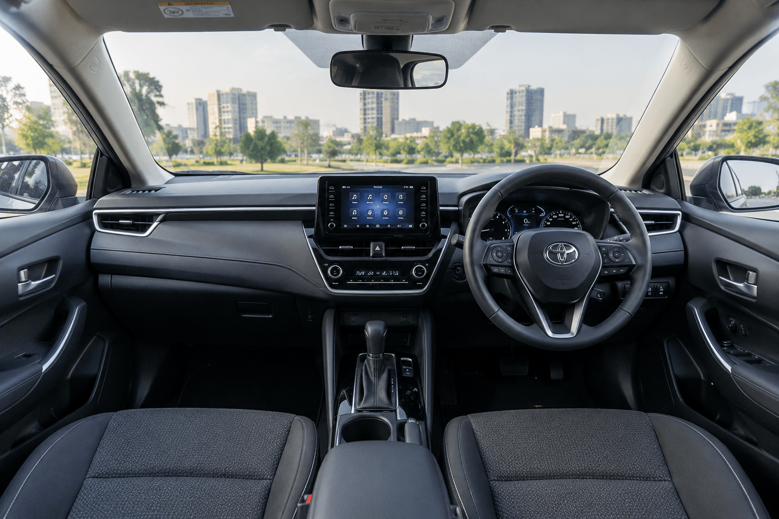 Modern Toyota Right-Hand-Drive Cockpit