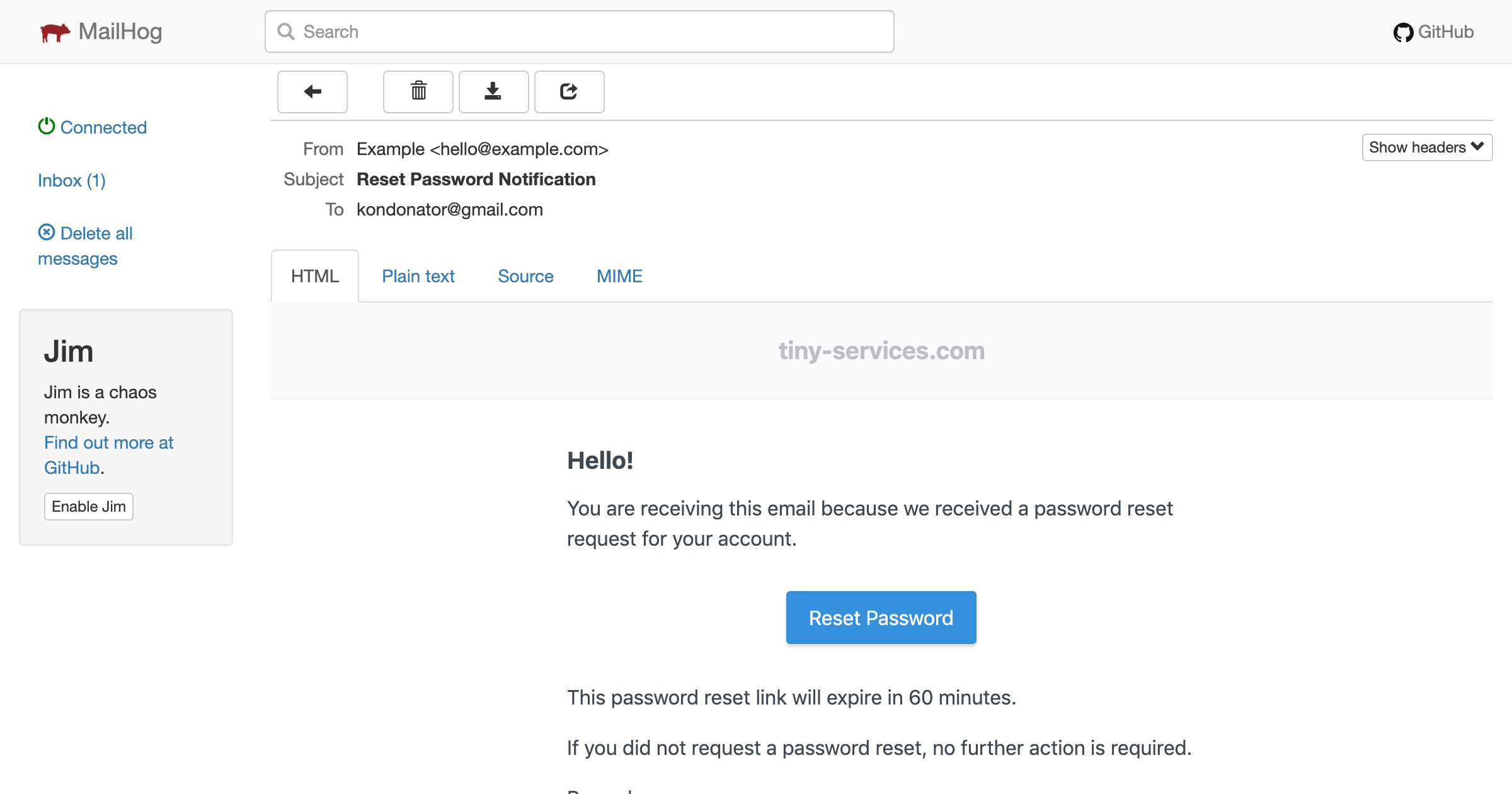 Laravelの設定確認