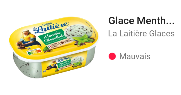 Glace Menthe Chocolat