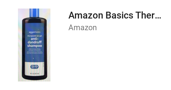 Amazon Basics Therapeutic Plus Tar Gel Anti-Dandruff Shampoo
