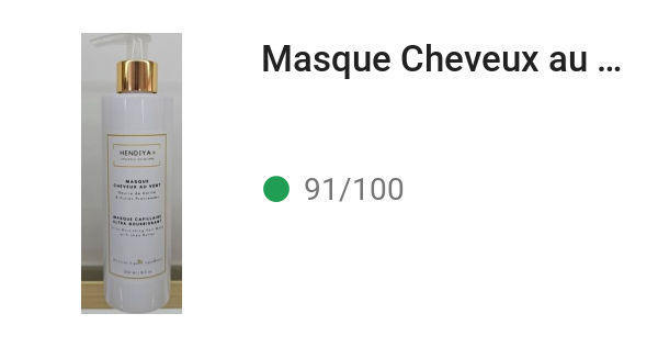 Masque Cheveux au vent