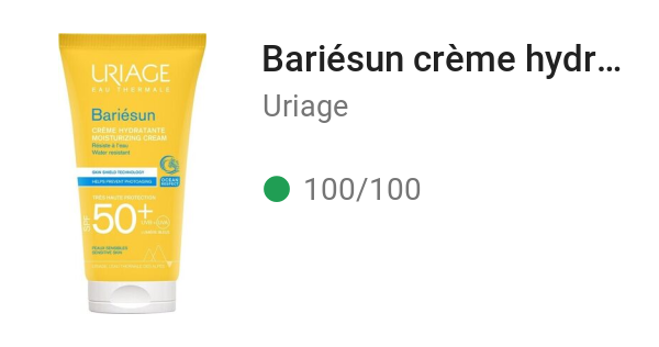 Bariésun crème hydratante SPF50+