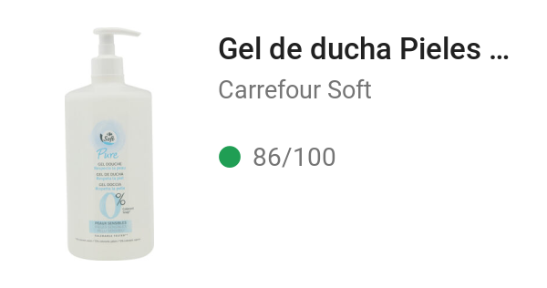 Gel de ducha Pieles sensibles