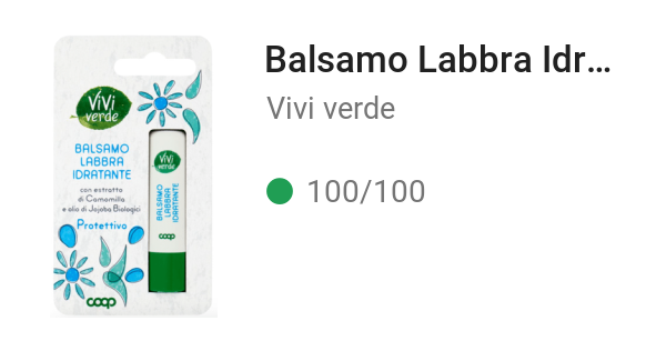 Balsamo Labbra Idratante
