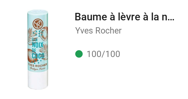 Baume à lèvre à la noix de coco