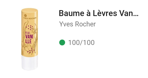 Baume à Lèvres Vanille