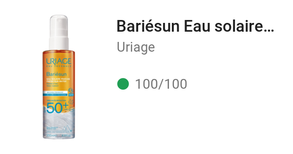 Bariésun Eau solaire fraîche SPF 50+