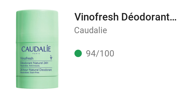 Vinofresh Déodorant Naturel 24H