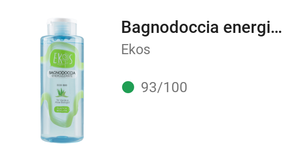 Bagnodoccia energizzante Tè Verde e Aloe