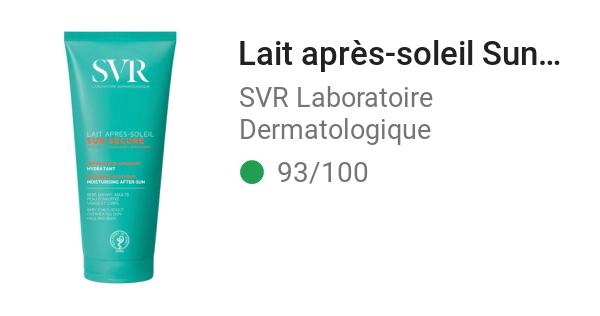 Lait après-soleil Sun Secure
