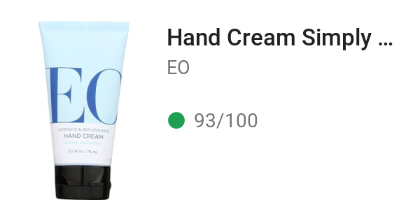 Hand Cream Simply Unscented