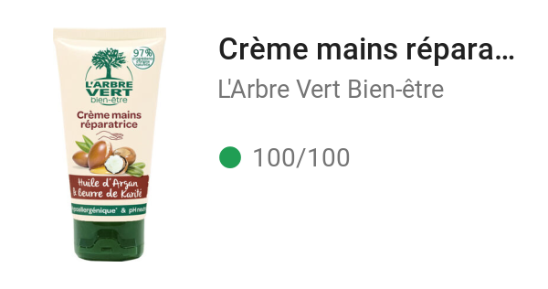 Crème mains réparatrice