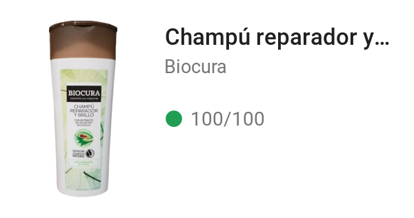 Champú reparador y brillo - aguacate biológico