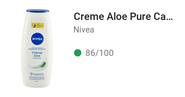 Creme Aloe Pure Care Shower