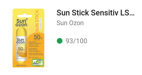 Sun Stick Sensitiv LSF 50+