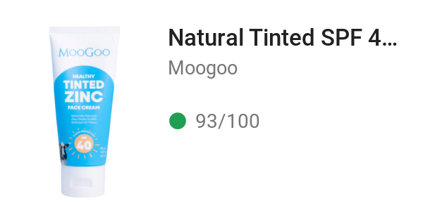 Natural Tinted SPF 40 Face Cream