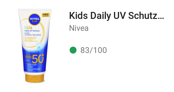 Kids Daily UV Schutz Parfümfrei