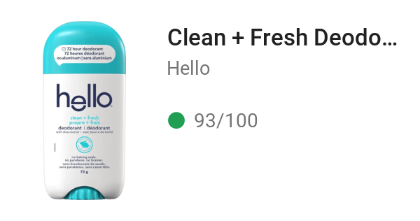 Clean + Fresh Deodorant