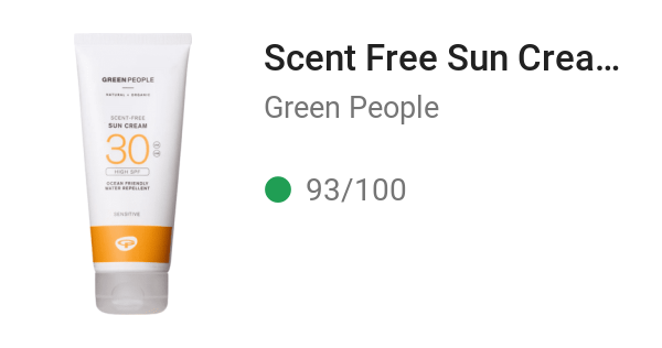 Scent Free Sun Cream SPF 30