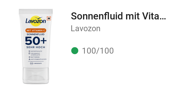 Sonnenfluid mit Vitamin C LSF 50+