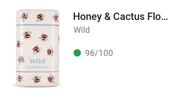 Honey & Cactus Flower Refillable Natural Deodorant