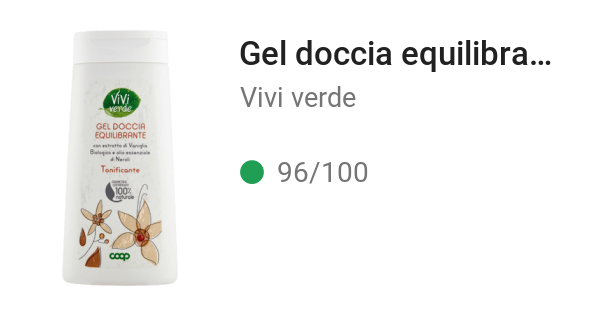 Gel doccia equilibrante
