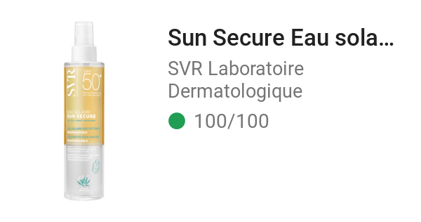 Sun Secure Eau solaire SPF 50+