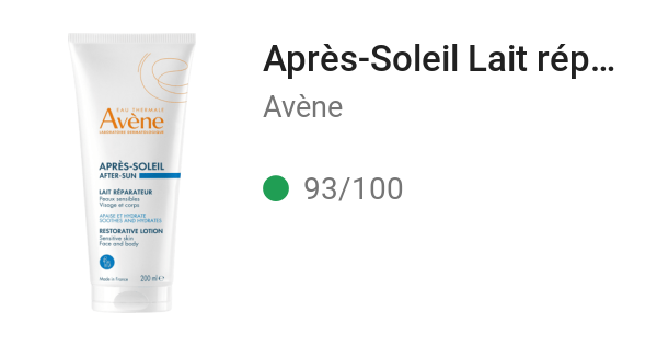 Après-Soleil Lait réparateur