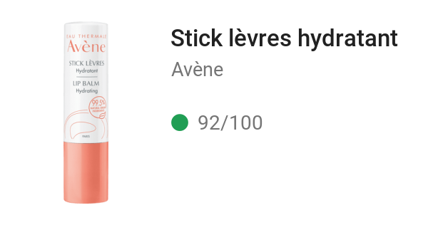 Stick lèvres hydratant