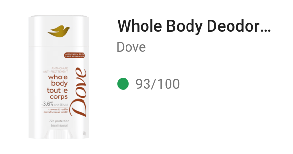 Whole Body Deodorant Coconut & Vanilla