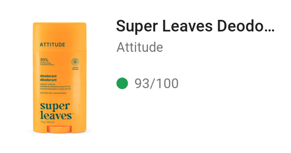 Super Leaves Deodorant Orange Blossom & Eucalyptus