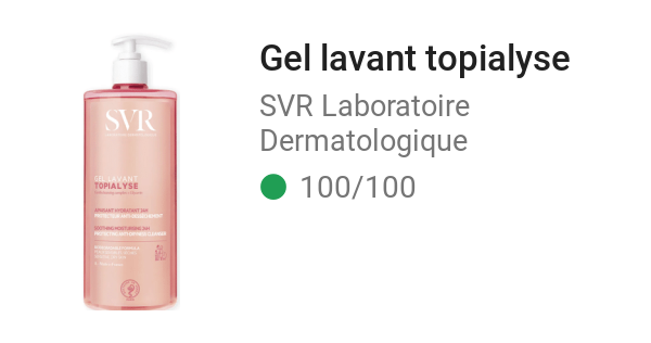Gel lavant topialyse