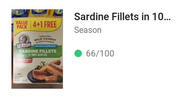 Sardine Fillets in 100% Olive Oil