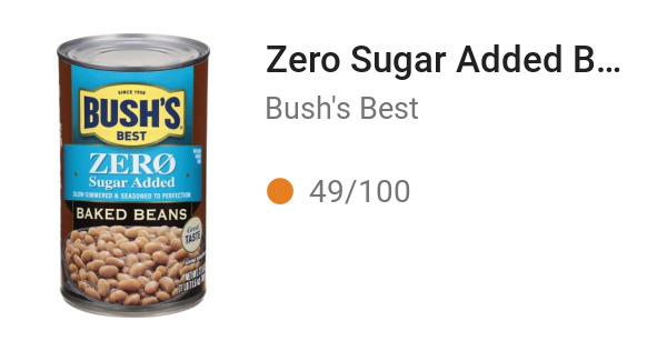 Zero Sugar Added Baked Beans