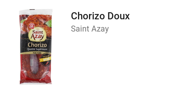 Chorizo Doux