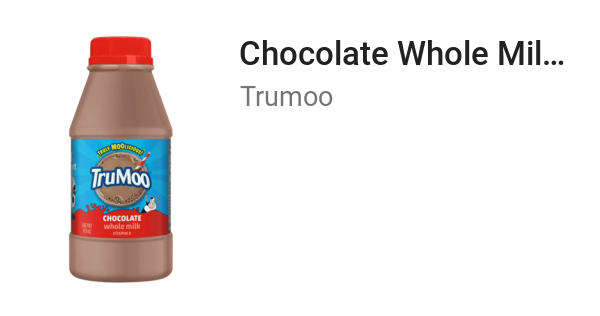 Chocolate Whole Milk Drink