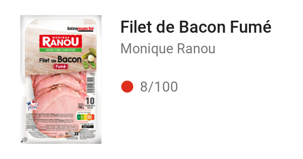 Filet de Bacon Fumé