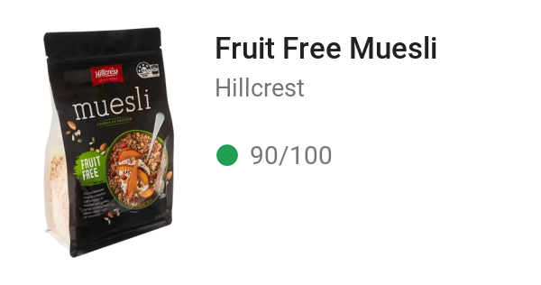 Fruit Free Muesli