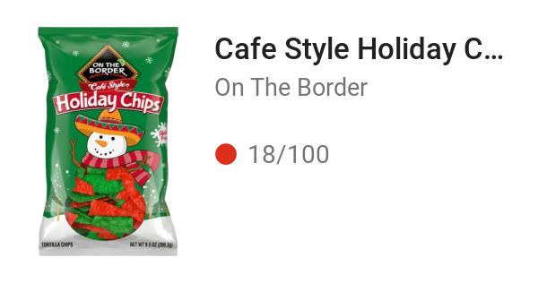 Cafe Style Holiday Chips
