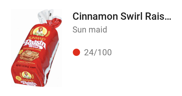 Cinnamon Swirl Raisin Bread