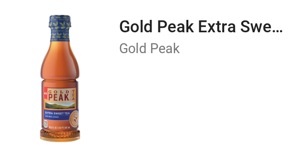 Gold Peak Extra Sweet Tea Bottle