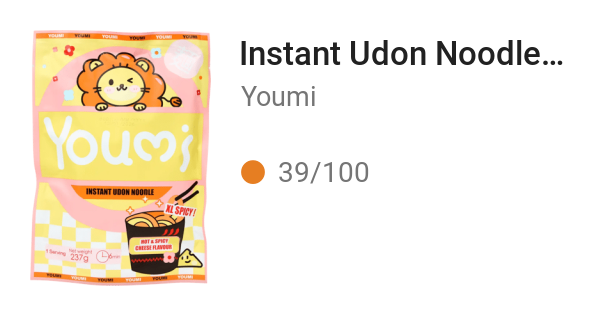 Instant Udon Noodle Hot & Spicy