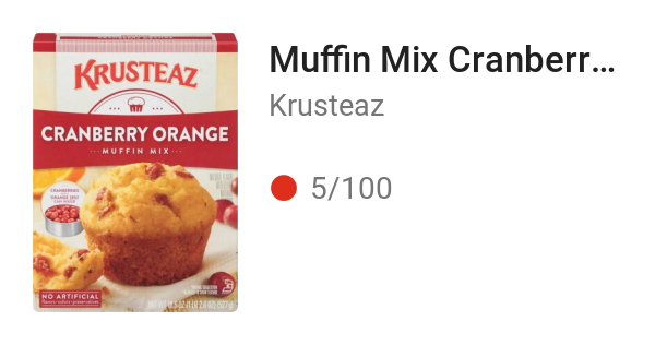 Muffin Mix Cranberry Orange